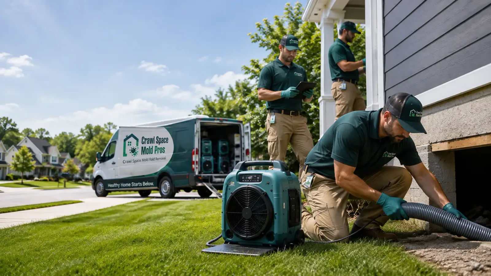 Crawl Space Mold Removal in San Ardo, CA